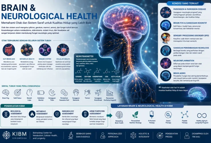 Brain & Neurological Health untuk kesehatan otak, sistem saraf, dan fungsi neurologis.