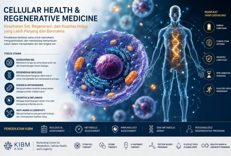 Cellular Health & Regenerative Medicine untuk kesehatan sel dan regenerasi biologis