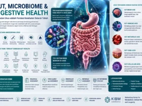 Gut, Microbiome & Digestive Health untuk kesehatan usus, mikrobioma, dan sistem pencernaan.