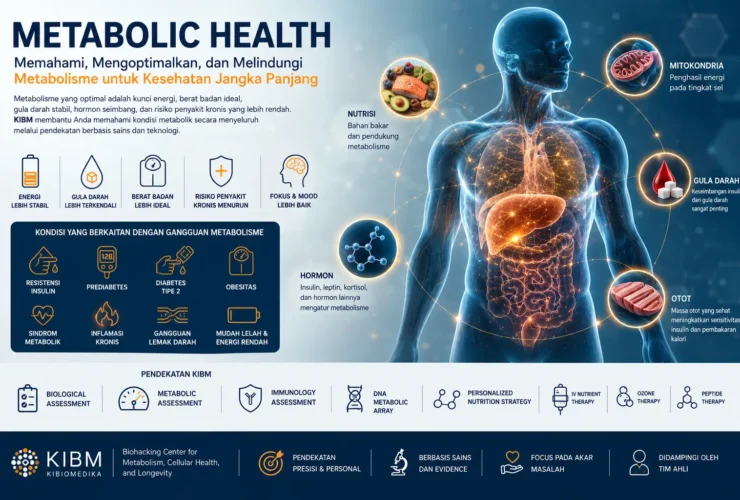 Metabolic Health untuk energi, metabolisme, gula darah, dan kesehatan jangka panjang.