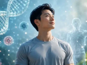 Pria dewasa sehat sedang beraktivitas di ruang terbuka sebagai ilustrasi Regenerative Medicine yang menggambarkan regenerasi sel, kesehatan biologis, dan proses perbaikan alami tubuh.