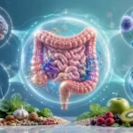 Alt Text Dokter KIBM menjelaskan konsep Microbiome Restoration untuk memulihkan keseimbangan mikrobioma usus yang berperan dalam metabolisme, sistem imun, kesehatan otak, dan kesehatan sel.