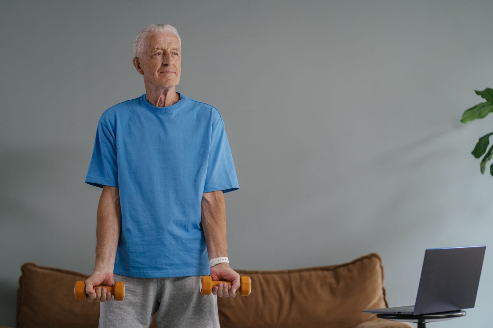 Ilustrasi healthy aging yang menunjukkan hubungan antara kesehatan metabolik, kesehatan sel, mikrobioma usus, dan kualitas hidup saat menua.