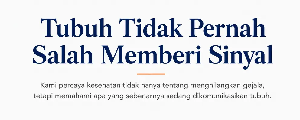 tubuh tidak pernah salah K I B M