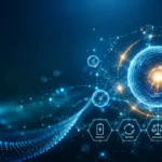 Visual abstrak Biohacking Cellular Health yang menggambarkan optimalisasi fungsi sel, produksi energi, regenerasi sel, dan kesehatan metabolik sebagai fondasi umur panjang di KIBM.