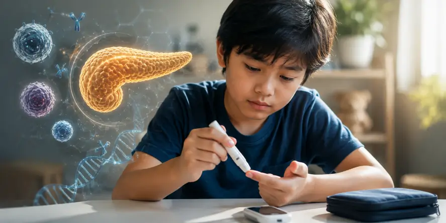 Diabetes Tipe 1 ketika tubuh tidak lagi menghasilkan insulin yang cukup