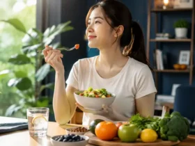Gut, Immune dan Inflammation yang menggambarkan hubungan kesehatan usus, sistem imun, dan inflamasi tubuh.