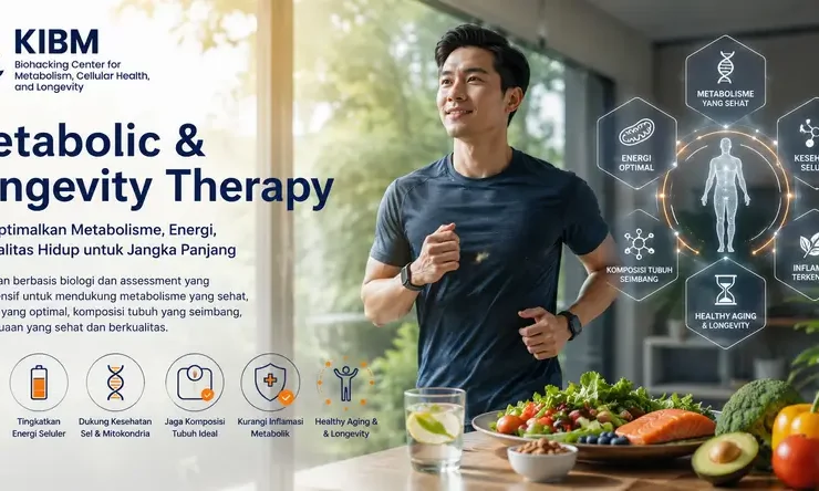 Metabolic & Longevity Therapy untuk menjaga metabolisme, energi, dan kesehatan sel