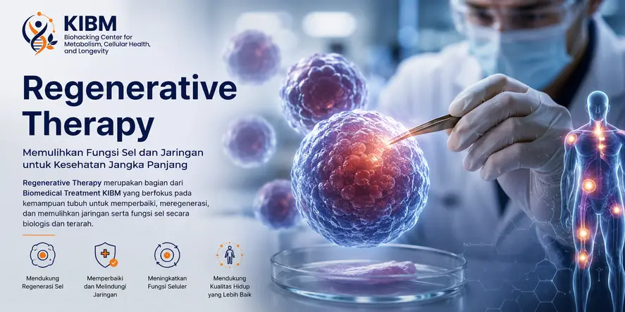 Regenerative Therapy untuk mendukung kesehatan sel dan pemulihan jaringan tubuh